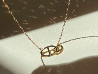 สร้อยคอเงินแท้ Chenel gold (สีทอง) สไตล์โรมัน ♡