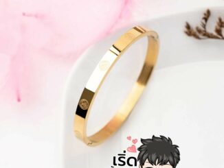 ของแท้ กำไลสแตนเลส 18k กำไลโอมมหามงคล ปลุกเสกแล้ว ใส่เสริมสิริมงคล แก้ปีชง  # VIP 99