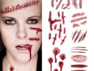 แทททูฮาโลวีน แทททูแผลเป็น สติกเกอร์ฮาโลวีน Halloween sticker tattoo