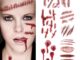 แทททูฮาโลวีน แทททูแผลเป็น สติกเกอร์ฮาโลวีน Halloween sticker tattoo