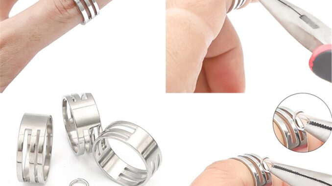 ที่เปิดแหวน แบบสแตนเลส สําหรับทําเครื่องประดับ DIY