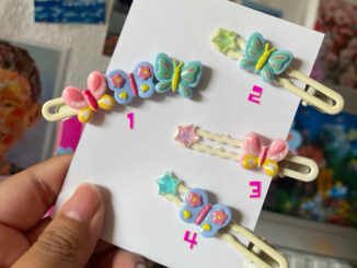 Butterflies hair clip