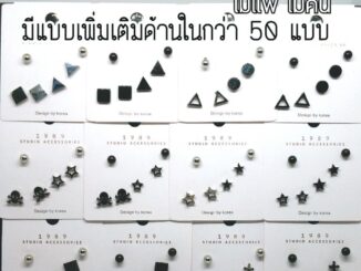 Minimal Style ตุ้มหูสแตนเลสสำหรับผู้ที่มีผิวแพ้ง่าย