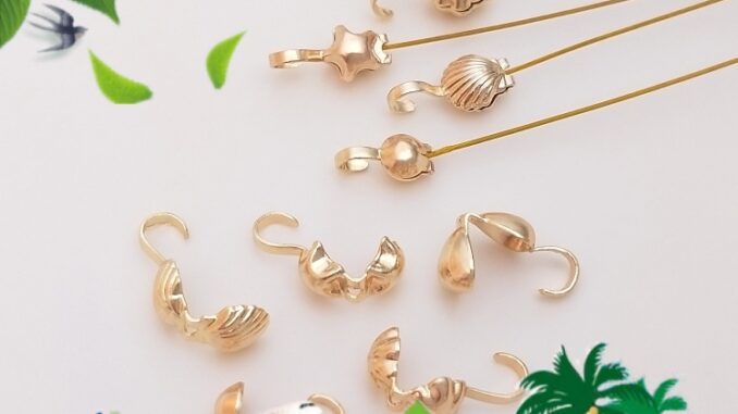 ❤️เครื่องประดับ DIY❤️ตะขอเข็มขัดชุบทอง 14K รูปดาวห้าแฉกรูปหัวใจดาว【เชื่อมต่อหัวเข็มขัด/หัวเข็มขัดหาง】