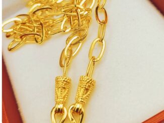 jewelryshop365K314 สร้อยคอ ลายโซ่ฝรั่ง สร้อยทอง สร้อยพระ ไมครอนแท้24k ทองปลอม ทองโคลนนิ่ง เหมือนจริงที่สุด
