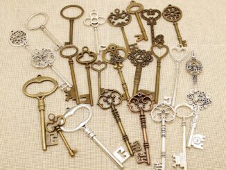 จี้กุญแจ ขนาดใหญ่ สําหรับทําเครื่องประดับ แฮนด์เมด Diy