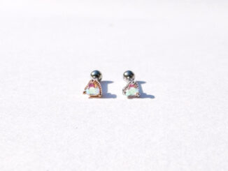 จิวต่างหูเกาหลี Morethanpiercing: A132 Tiny heart