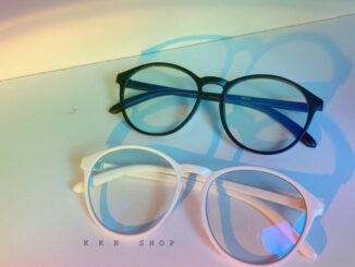 แว่นตากรองแสงสีฟ้า ทรงหยดน้ำ รหัส KS1432 มี 2 สี ชายหญิงใส่ได้