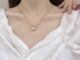 สร้อยคอจี้ประดับไข่มุก แฟชั่น เครื่องประดับผู้หญิง สไตล์เกาหลีญี่ปุ่น N77