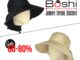 หมวกปีกกว้าง BOSHI GATHER HAT JP-STYLE ปรับไซส์ได้ 57-61 cm. ( GATHER 5 )