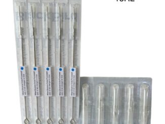เข็มสักสำหรับทำเส้น 15RL + ปลายพลาสติก 15RT/1ชุดมีเข้ม5เมี ปลาย5ชิ้น