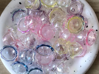 ลูกปัดอะคริลิค DIY อุปกรณ์เสริม สําหรับลูกปัด 16 มม. 23*16 มม. 20 ชิ้น