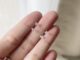 cchershop: silver925 ต่างหูเงินแท้ ต่างหูเพชรcz ทรงหัวใจ diamond heart cz
