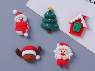 Ready to Ship Jibbitz อุปกรณ์เสริม diy เคสโทรศัพท์มือถือลายซานตาคลอสสําหรับตกแต่งผม