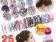 [กล่อง 25เส้น/25แบบ] ยางรัดผม ไฮโซ สวยหรู ดอกไม้ มีมุก คละ น่ารัก ยางรัดผมเกาหลี ความยืดหยุ่นสูง ยางมัดผม เกาหลี ญี่ปุ่น
