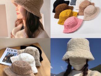 หมวกขนแกะ ขนเทียม ทรงบักเก็ต พร้อมส่งจากไทย