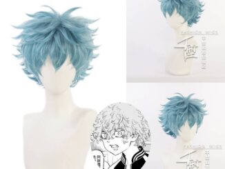 Hot# Tokyo Revengers - Kawata Souya วิกผมสั้นคอสเพลย์สีฟ้าสําหรับแต่งคอสเพลย์ปาร์ตี้ฮาโลวีน