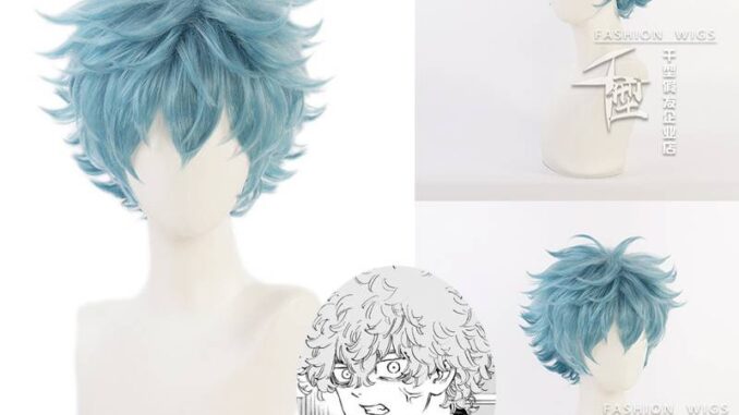 Hot# Tokyo Revengers - Kawata Souya วิกผมสั้นคอสเพลย์สีฟ้าสําหรับแต่งคอสเพลย์ปาร์ตี้ฮาโลวีน Hot# Tokyo Revengers - Kawata Souya วิกผมสั้นคอสเพลย์สีฟ้าสําหรับแต่งคอสเพลย์ปาร์ตี้ฮาโลวีน