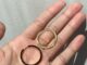 MNE - Simple gold plain hoops 02 | ต่างหูห่วงงานไทเทเนี่ยมสีทองผิววาว