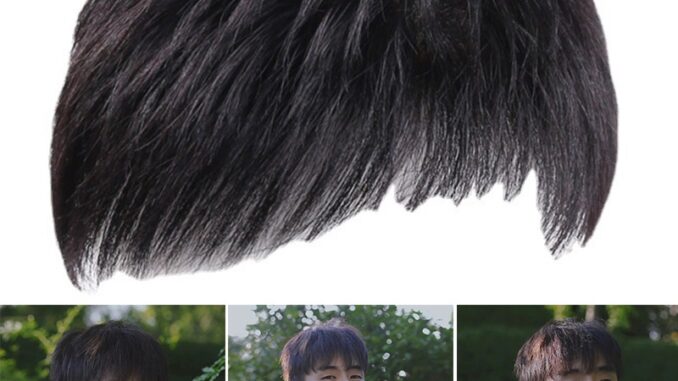 วิกผมสั้น คลิปหนีบ ปิดหัว แบบเปลี่ยน มีประสิทธิภาพ สำหรับผู้ชาย