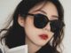 ✨XINYIA✨ ใหม่ Ins แว่นตากันแดดหญิงเกาหลีรอบใบหน้าแว่นตากันแดดป้องกันรังสีอัลตราไวโอเลตแฟชั่นแว่นตา 2024