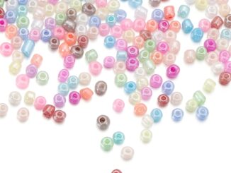 St.kunkka 3-4mm 300/500pcs ลูกปัดแก้วพาสเทลสุดน่ารัก