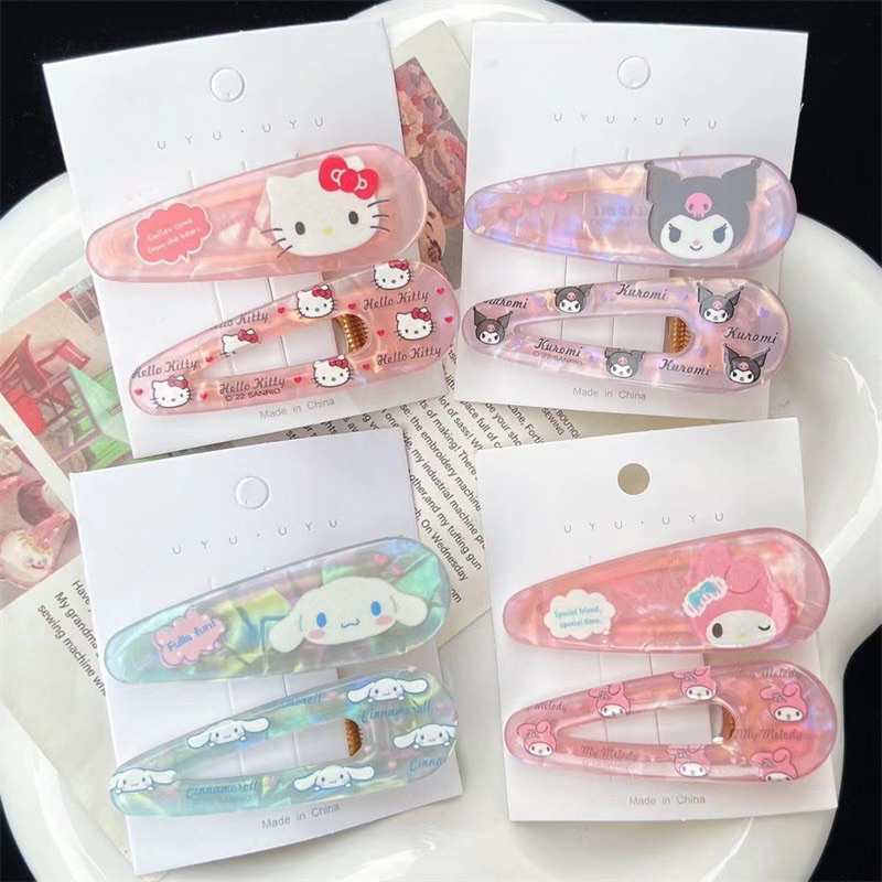 กิ๊บติดผม sanrio คู่ละ 20 บาท (1คู่ = 2 ชิ้น)