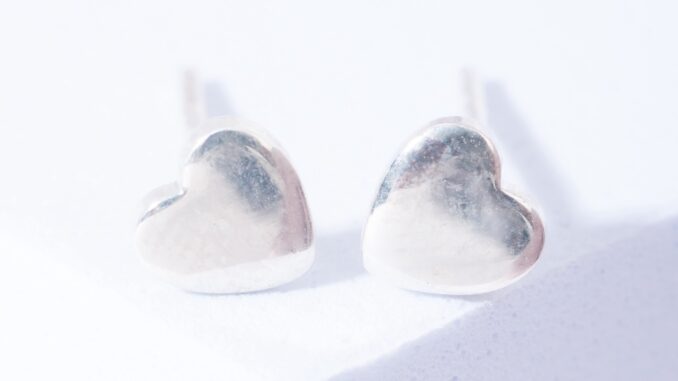 Malai Gems  ต่างหูเงินแท้ Silver 925 รุ่น Minimal หัวใจเล็ก   ต่างหูเงินแท้มินิมอส ตุ้มหูทรงหังใจ เหมาะสำหรับผู้หญิง