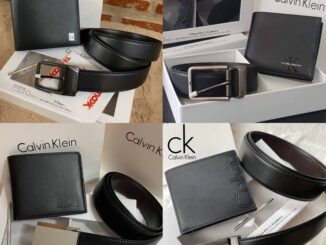 (ซ1) Leather Belt & Wallet Set   ฟรี กล่อง+ถุงกระดาษ