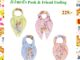 Disney ลิขสิทธิ์แท้ ผ้าผูกผม โบว์ติดผม ยางมัดผม หมีพู Pooh & Friend : Feeling