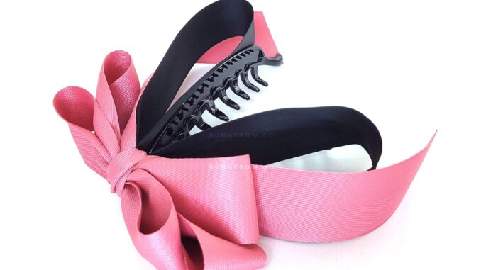 กิ๊บกล้วยแฟชั่น ริบบิ้นเกาหลี Herringbone งานแฮนด์เมด โบว์ติดผม BunnyBow เกรดพรีเมียม พร้อมส่ง กิ๊บกล้วยแฟชั่น ริบบิ้นเกาหลี Herringbone งานแฮนด์เมด โบว์ติดผม BunnyBow เกรดพรีเมียม พร้อมส่ง