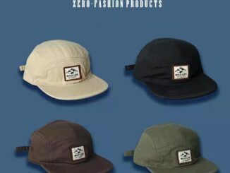 Cotton หมวกวินเทจ  WILD LIFE Five-panel hat /5-panel hat /snapback cap หมวกผู้หญิง /5 Panel หมวกแก๊ปผู้ชาย