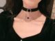 ⭐️CHOKER⭐️โชกเกอร์ชามุดห่วงเพชร สร้อยคอสไตล์โกธิค เครื่องประดับสำหรับผู้หญิง