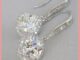 Lk-Cubic Zirconia ต่างหูตะขอห้อยจี้รูปหยดน้ําสําหรับงานปาร์ตี้