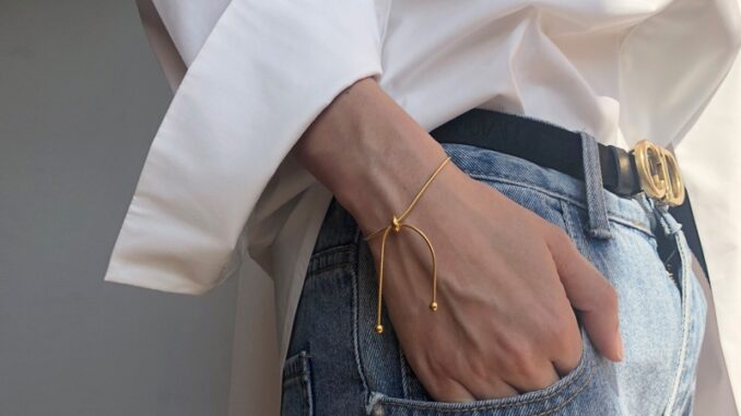 สร้อยข้อมือโซ่ ปรับได้ แฟชั่นสไตล์เรโทร สร้อยข้อมือโซ่ ปรับได้ แฟชั่นสไตล์เรโทร