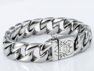 มาใหม่ สายรัดข้อมือสเตนเลส สีเงิน 15 มม. เครื่องประดับ สําหรับผู้ชาย