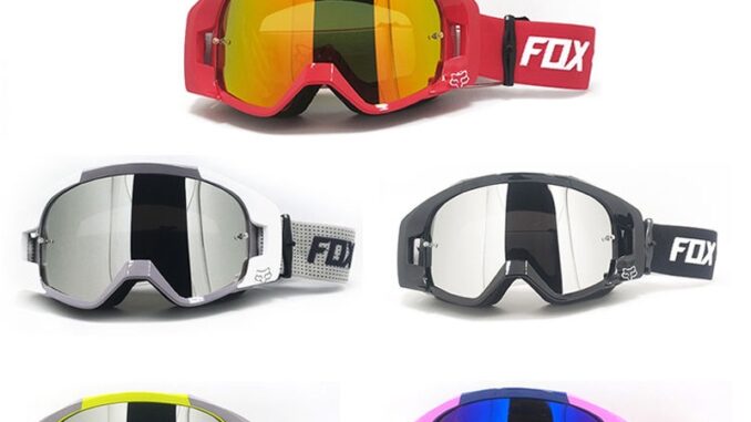 Fox จักรยานสกปรกแว่นตา MX รถจักรยานยนต์หมวกกันน็อคแว่นตาวิบากรถ Fox Racing  ATV MTB จักรยานเสือภูเขาขี่จักรยานแว่นตา