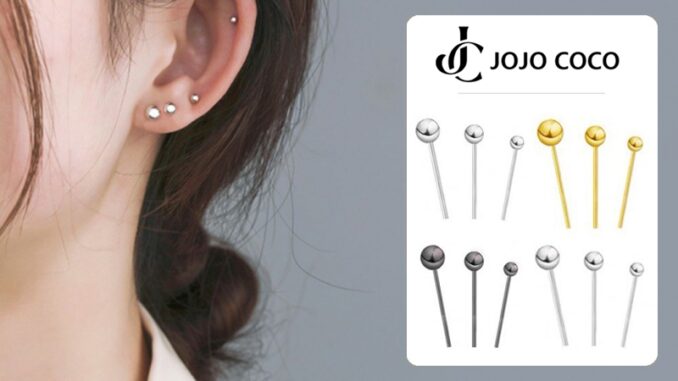 925 Silver Korean Doudou Stud Earring Girl and Women  Simple Sweet All-match Earrings Fashion Accessories
