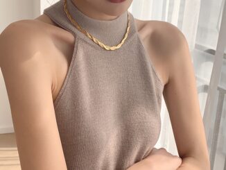 สร้อยคอโซ่งู โชคเกอร์ สเตนเลส แฟชั่นใหม่