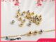 เครื่องประดับ DIY ลูกปัดริบบิ้นซิลิโคนสีทอง 18K สําหรับทําเครื่องประดับ [ลูกปัดแยก/แยกชิ้น]【ลูกปัด/เม็ดกลม】