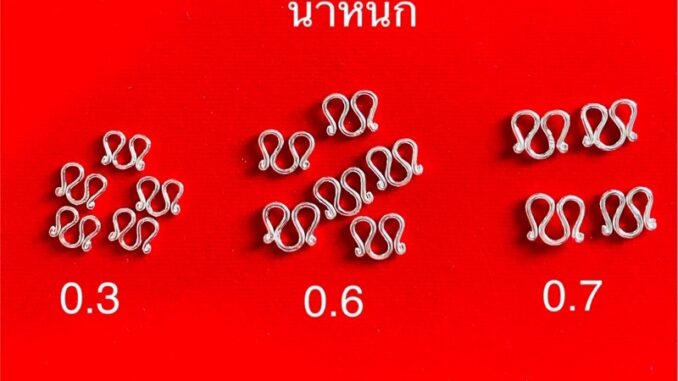 ตะขอเงินเเท้ 92.5% ตะขอสร้อยคอเงินแท้ ตะขอเงินเเท้ 92.5% ตะขอสร้อยคอเงินแท้