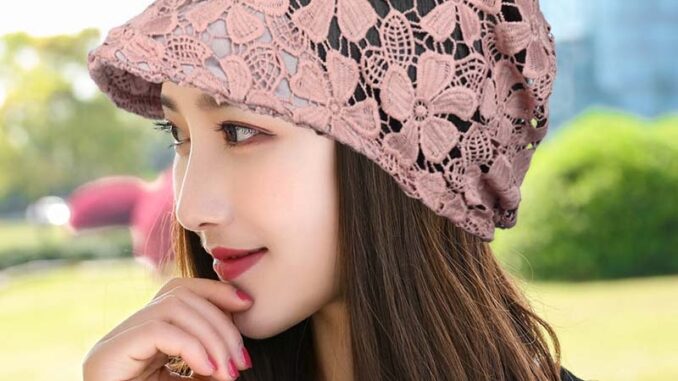 หมวกเบสบอล ผ้าถัก แบบนิ่ม ลายดอกไม้ ฉลุลาย แฮนด์เมด ระบายอากาศ พับได้ เหมาะกับใส่กลางแจ้ง แฟชั่นชาวประมง สําหรับผู้หญิง