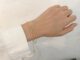 สร้อยข้อมือตาข่ายแบบวงกลมเรียบง่ายส่วนบุคคล สร้อยข้อมืออสมมาตรอารมณ์อเนกประสงค์