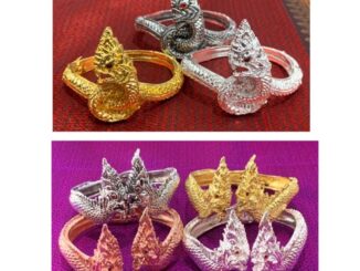 ✨กำไลข้อมือพญานาคใส่กับชุดไทยสวยๆ✨