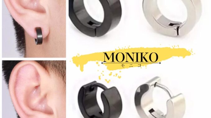 MONIKO ต่างหูผู้ชาย ต่ต่างหูเกาหลีที่มีสไตล์ สไตล์สตรีท MONIKO ต่างหูผู้ชาย ต่ต่างหูเกาหลีที่มีสไตล์ สไตล์สตรีท