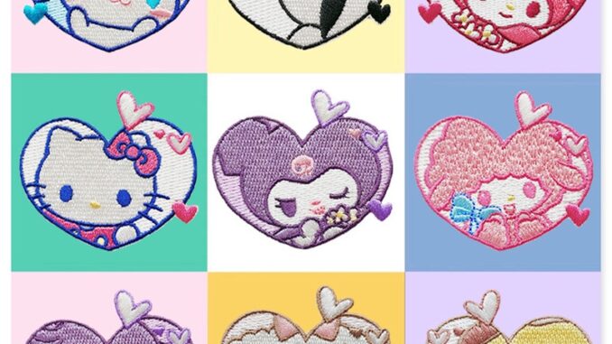 ☸ แผ่นสติกเกอร์ ลาย Hello Kitty Cinnamoroll Melody Kuromi Pom Pom Purin Pochacco มีกาวในตัว สําหรับติดตกแต่ง ☸ แผ่นแพทช์รีดติดเสื้อ สําหรับตกแต่งเสื้อผ้า กระเป๋า DIY 1 ชิ้น