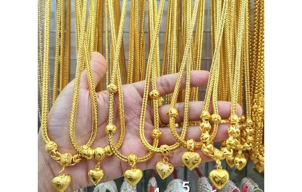 สร้อยคอระย้า มีให้เลือก10ลาย จุใจกันไปเลย บล็อคเดียวกับเยาวราชเป๊ะๆ สวยตรงปก ตะขอมีตราปั๊ม ใส่อาบน้ำได้