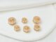 ลูกปัดเพทาย ทอง 14K ฝังเพทาย แฮนด์เมด DIY สําหรับทําเครื่องประดับ สร้อยคอ สร้อยข้อมือ