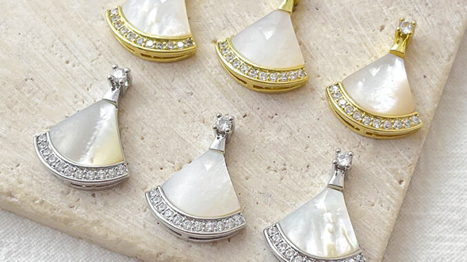 จี้หอยเชลล์ ทอง 14K ขนาดเล็ก แฮนด์เมด สําหรับทําเครื่องประดับ สร้อยคอ diy
