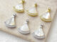 จี้หอยเชลล์ ทอง 14K ขนาดเล็ก แฮนด์เมด สําหรับทําเครื่องประดับ สร้อยคอ diy